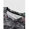 imageSHENHE Mens Graphic Letter Print Short Sleeve Crew Neck T Shirt Summer Streetwear TopGrey