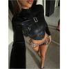imageSHENHE Womens Glitter Sequin Leopard Shorts Low Rise Sexy Rave Club Booty Shorts Hot PantsBrown