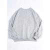 imageSHENHE Womens Oversized Graphic Sweatshirt Crewneck Cute Animal Print Top SweatshirtLight Grey