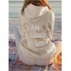 imageSHENHE Womens Oversized Graphic Hoodie Letter Print Casual Hoodie Pullover SweatshirtApricot