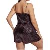 imageSHENHE Womens Plus Size Sequin V Neck Sleeveless Spaghetti Strap Cami Romper JumpsuitsPurple