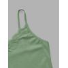 imageSHENHE Womens Y2K Lace Tank Tops Summer Coquette Bow Sleeveless Spaghetti Strap Lounge Cute Cami Crop TopsGreen
