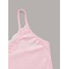 imageSHENHE Womens Y2K Lace Tank Tops Summer Coquette Bow Sleeveless Spaghetti Strap Lounge Cute Cami Crop TopsLight Pink