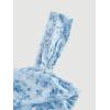 imageSHENHE Womens Floral Wide Strap Ruched Square Neck Cute Fitted Boho Crop Tank TopBlue