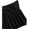 imageSHENHE Womens Twist Front Eyelet Embroidery Ruffle Hem Tube Top Boho Bandeau TopBlack