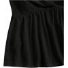 imageSHENHE Womens Twist Front Eyelet Embroidery Ruffle Hem Tube Top Boho Bandeau TopBlack
