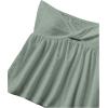 imageSHENHE Womens Twist Front Eyelet Embroidery Ruffle Hem Tube Top Boho Bandeau TopMint Green