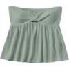 imageSHENHE Womens Twist Front Eyelet Embroidery Ruffle Hem Tube Top Boho Bandeau TopMint Green