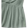 imageSHENHE Womens Twist Front Eyelet Embroidery Ruffle Hem Tube Top Boho Bandeau TopMint Green