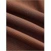 imageSHENHE Womens Strapless Tie Front Lettuce Trim Asymmetrical Flare Boho Tube TopBrown Solid