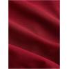 imageSHENHE Womens Strapless Tie Front Lettuce Trim Asymmetrical Flare Boho Tube TopBurgundy
