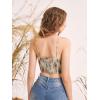 imageSHENHE Womens Sexy Floral Corset Top Tie Dye Bustier Dressy Crop Tops Backless Concert TopMulticolor