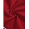 imageSHENHE Womens Summer Graphic Halter Cute Crop Top Sleeveless Letter Y2k Backless Casual TopRed