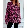 imageSHENHE Womens Button Down Shirts Long Sleeve Casual Office Work Blouse TopsHot Pink