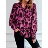 imageSHENHE Womens Button Down Shirts Long Sleeve Casual Office Work Blouse TopsHot Pink