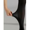 imageSHENHE Womens Mesh Patterned Tights Opaque Thigh High Stockings Pantyhose Leggings Geo Pattern Black One Size