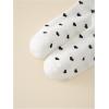 imageSHENHE Womens Ribbed Knit Cushioned Athletic Running Mid Calf Crew SocksBlack and White