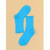 imageSHENHE Womens Ribbed Knit Cushioned Athletic Running Mid Calf Crew SocksBlue