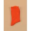 imageSHENHE Womens Ribbed Knit Cushioned Athletic Running Mid Calf Crew SocksDark Orange
