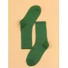 imageSHENHE Womens Ribbed Knit Cushioned Athletic Running Mid Calf Crew SocksGreen