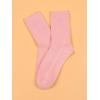 imageSHENHE Womens Ribbed Knit Cushioned Athletic Running Mid Calf Crew SocksLight Pink