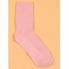 imageSHENHE Womens Ribbed Knit Cushioned Athletic Running Mid Calf Crew SocksLight Pink