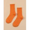 imageSHENHE Womens Ribbed Knit Cushioned Athletic Running Mid Calf Crew SocksOrange