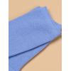 imageSHENHE Womens Ribbed Knit Cushioned Athletic Running Mid Calf Crew SocksPeriwinkle Blue