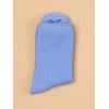 imageSHENHE Womens Ribbed Knit Cushioned Athletic Running Mid Calf Crew SocksPeriwinkle Blue