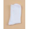 imageSHENHE Womens Ribbed Knit Cushioned Athletic Running Mid Calf Crew SocksSolid White