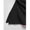 imageSHENHE Womens Strapless Asymmetrical Textured Tube Top Ruched Split Hem Bandeau TopBlack