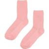 imageSHENHE Womens Ribbed Knit Cushioned Athletic Running Mid Calf Crew SocksLight Pink