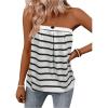 Striped Black White
