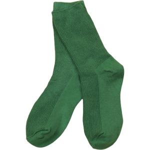imageSHENHE Womens Ribbed Knit Cushioned Athletic Running Mid Calf Crew SocksDeep Green