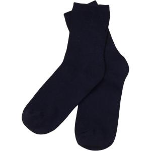 imageSHENHE Womens Ribbed Knit Cushioned Athletic Running Mid Calf Crew SocksSolid Black