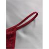 imageSHENHE Womens 3 Pack Lace G String Thongs Low Rise T Back Sexy Panty Bow Tanga UnderwearBlack White Red