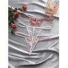 imageSHENHE Womens 3 Pack Lace G String Thongs Low Rise T Back Sexy Panty Bow Tanga UnderwearPink and White