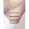 imageSHENHE Womens 6 Piece No Show Seamless Underwear Scallop Trim Mid Rise PantiesMulticolor Beige
