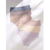 imageSHENHE Womens 6 Piece No Show Seamless Underwear Scallop Trim Mid Rise PantiesMulticolor Beige
