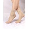 imageSHENHE Womens Glitter Socks Sheer Slouchy Lettuce Trim Sparkly Party Mini Crew SocksMulticolor