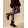 imageSHENHE Womens Patterned Fishnet Tights High Waist Pantyhose Floral StockingsBlack