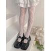 imageSHENHE Womens Patterned Fishnet Tights High Waist Pantyhose Floral StockingsNetwork White