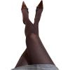 imageSHENHE Womens Patterned Fishnet Tights High Waist Pantyhose Floral StockingsOpaque Coffee Brown