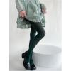 imageSHENHE Womens Patterned Fishnet Tights High Waist Pantyhose Floral StockingsOpaque Dark Green