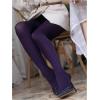 imageSHENHE Womens Patterned Fishnet Tights High Waist Pantyhose Floral StockingsOpaque Purple