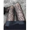 imageSHENHE Womens Patterned Fishnet Tights High Waist Pantyhose Floral StockingsSpiderweb Black