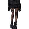 imageSHENHE Womens Patterned Fishnet Tights High Waist Pantyhose Floral StockingsSnake Print Black
