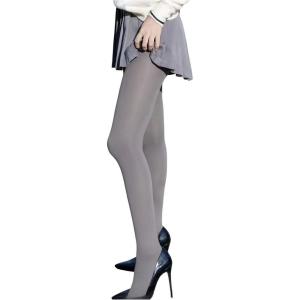 imageSHENHE Womens Patterned Fishnet Tights High Waist Pantyhose Floral StockingsOpaque Grey