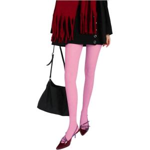 imageSHENHE Womens Patterned Fishnet Tights High Waist Pantyhose Floral StockingsOpaque Pink