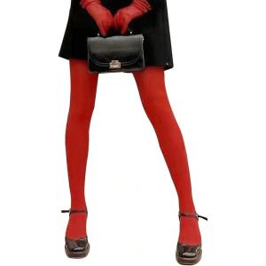 imageSHENHE Womens Patterned Fishnet Tights High Waist Pantyhose Floral StockingsOpaque Red